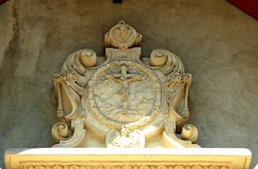 rzeźba, sztuka, kolumna, religia, architektura, motyw, 