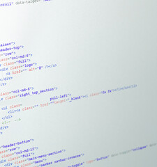 Webseiten Quellcode Programmierung für eine Webseite 