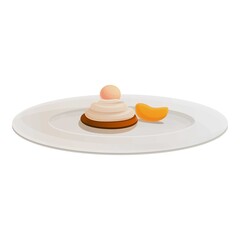 Fototapeta na wymiar Dessert molecular cuisine icon. Cartoon of dessert molecular cuisine vector icon for web design isolated on white background