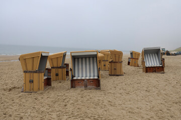 Obraz na płótnie Canvas Landscape at the beach of Sylt, Germany, Europe