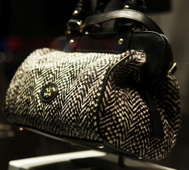 handbag exposed in a shop-window