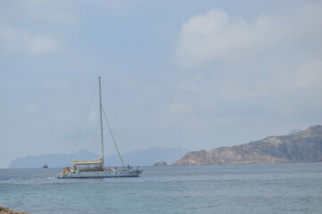 Obraz premium panorama natural del mar y la playa