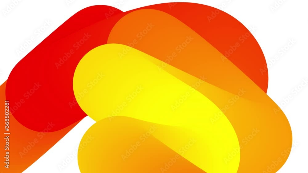 Aufkleber beautiful gradients with shades of red yellow flow along elegantly twisted line or pipe. beautiful m