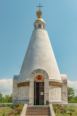 Fototapeta premium chapel Church of St. George on Sapun Mountain in the city of Sevastopol Crimea