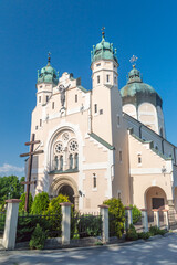 Fototapeta na wymiar Greek Catholic Church of Transfiguration of the Lord in Jaroslaw, Poland.