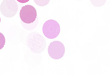 Light Pink vector layout with circle shapes.