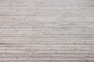 Wooden flooring made of boards. Selective focus