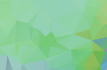 Fototapeta premium light Green geometric designs. Vector, multicolor geometric background