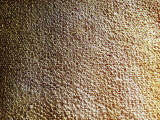 hexagon structure is honeycomb from bee hive filled with golden honey