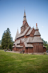 Fototapeta na wymiar Gustav-Adolf-Stabkirche in Harz