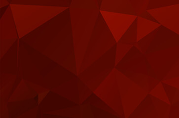 Fototapeta premium Abstract Red Geometric Background. Raster Illustration