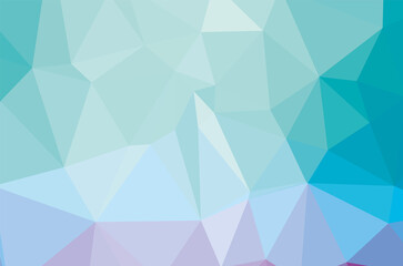 Abstract blue vivid triangle geometrical background, vector Illustration