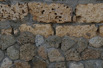Masonry Rock Wall Texture. A background for design and creative work.