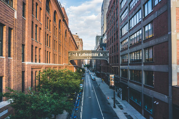 View of High Line to the 15th street in Chelsea and Meatpacking district, Manhattan