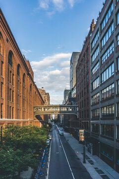 View of High Line to the 15th street in Chelsea and Meatpacking district, Manhattan