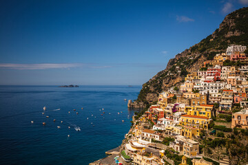 Naklejka premium Picturesque city of Positano in Amalfi Coast, Campania, Italy
