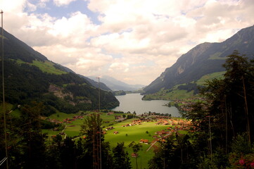 Fototapeta premium Swiss Valley