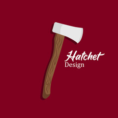 illustration of ax design for cutting down trees