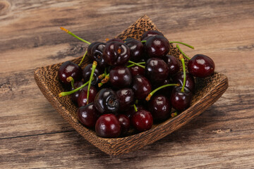 Ripe sweet tasty cherry  berry