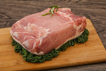 Pork meat piece for cooking
