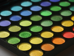 make-up collection close up