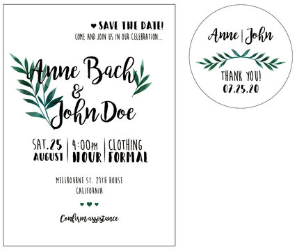 Wedding Model Invitation