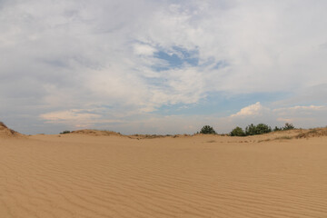 sand dunes and sky