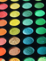 make-up collection close up