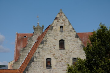 Hameln an der Weser historisches Haus mit Giebel