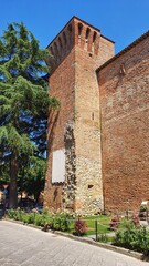 Rocca Perugina, Medieval military fortress of Città della Pieve in Umbria, Italy.