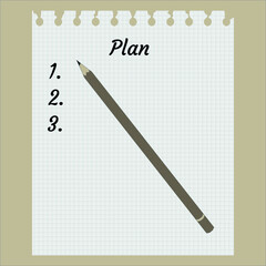 action plan on the sheet
