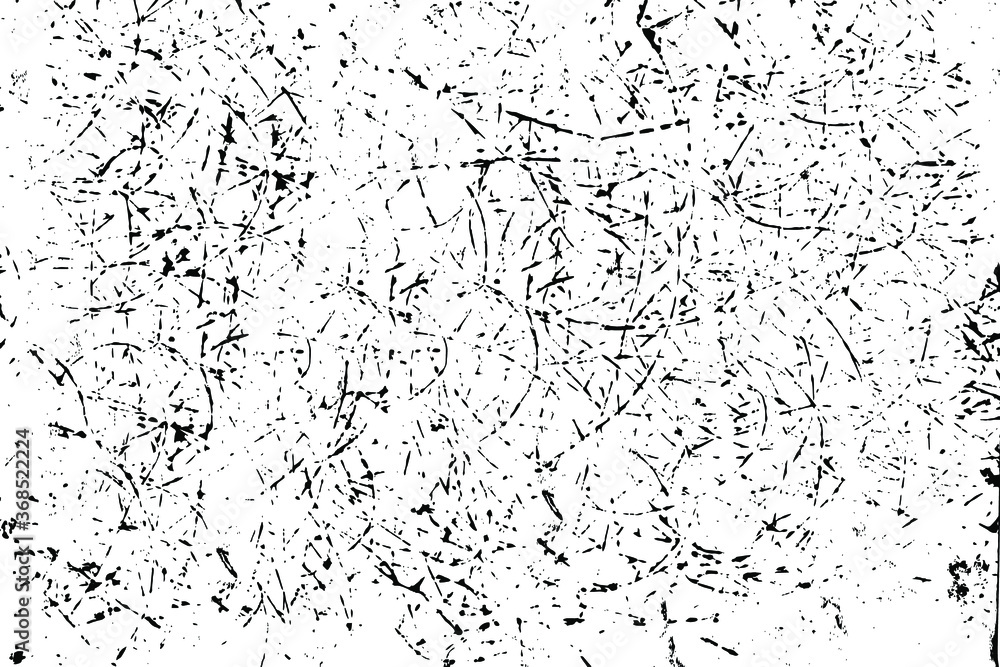Aufkleber grunge texture of uneven rough surface with noise, grit, and scribbles. abstract monochrome backgrou