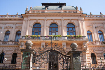 Fototapeta na wymiar Patriarchate Court (Patrijaršijski dvor) in Sremski Karlovci, Serbia.