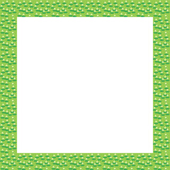 Flower garden pixel art. Vector pixel art. Picture frame flower garden pixel art