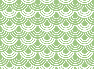 Abstract geometric pattern. A seamless vector background. White and green ornament. Graphic modern pattern. Simple lattice graphic design