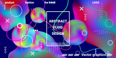 Modern design poster