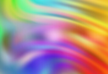 Fototapeta premium Light Multicolor vector blurred shine abstract background.