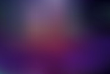Dark Purple, Pink vector blurred shine abstract template.