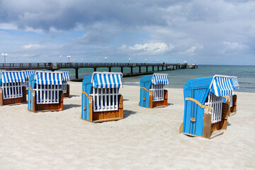 Kühlungsborn at the baltic sea in Germany, Europe