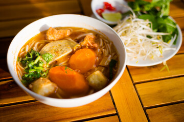 Vietnamese vegan Bun Bo Hue