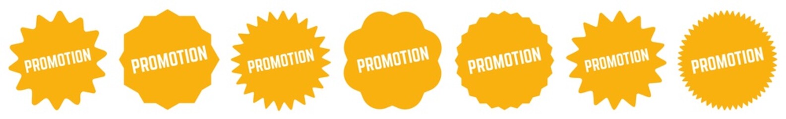 Promotion Tag Orange | Icon | Sticker | Deal Label | Variations