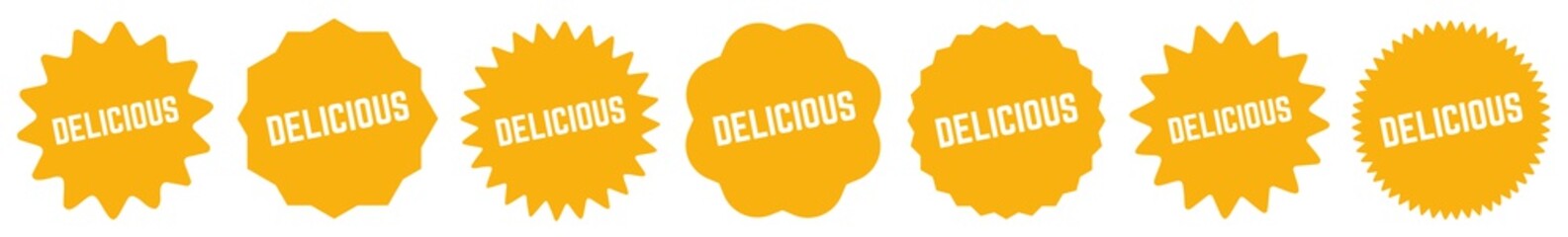 Delicious Tag Orange | Icon | Sticker | Deal Label | Variations