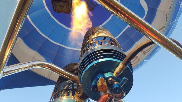 Br&ucirc;leur de ballon dirigeable