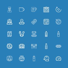 Editable 25 full icons for web and mobile