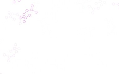 Light Pink vector texture with artificial intelligence concept.