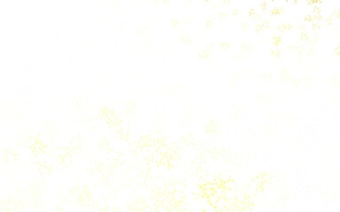 Light Yellow vector background with forms of artificial intelligence.