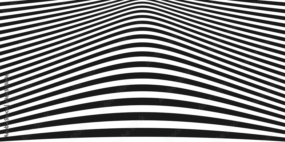 Poster abstract diagonal background of black and white repeat straight stripe line wavy design