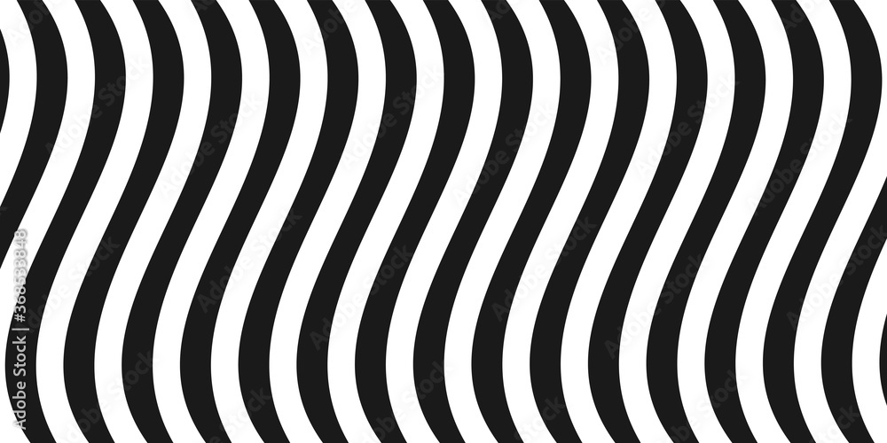 Poster abstract diagonal background of black and white repeat straight stripe line wavy design