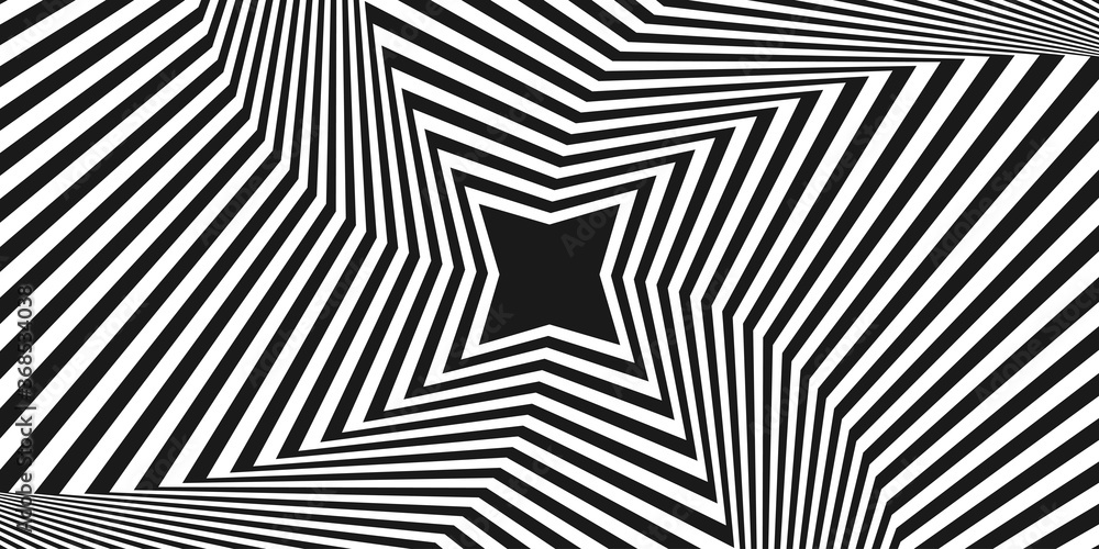 Poster abstract diagonal background of black and white repeat straight stripe line wavy design