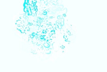 Light Blue, Green vector background with lines.